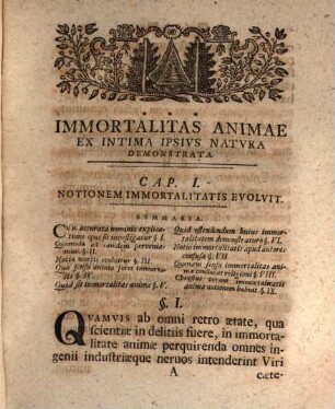 Lvdovici Philippi Thümmigii Philos. P. P. Et Reg. Borvss. Societatis Scientiarvm Sodalis Demonstratio Immortalitatis Animae Ex Intima Eivs Natvra Dedvcta Oder: Gründlicher Beweis von der Unsterblichkeit der Seele : Adivnctae svnt Litterae Appobantes Illvustris Wolffii