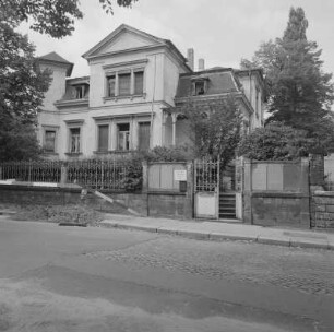 Dresden-Südvorstadt, Hübnerstraße 8. Villa (um 1880). Straßenansicht