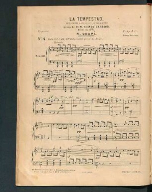 N° 4. Romanza de tenor