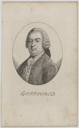 Bildnis des Gottsched
