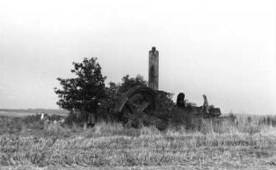 Wermsdorf-Mahlis. Windmühlenberg, Reste der Bockmühle