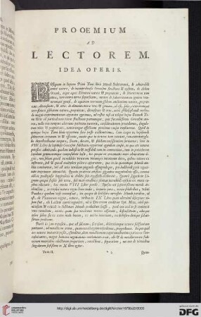 Prooemium ad lectorem
