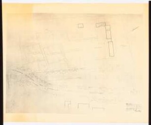 Bundesgartenschau (Grugapark) 1965, Essen: Umgestaltung des Lehr- und Beispielgartens der Kleingärtner: Grundriss 1:200