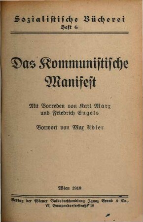 Das Kommunistische Manifest