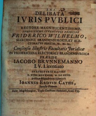 Delibata iuris publici