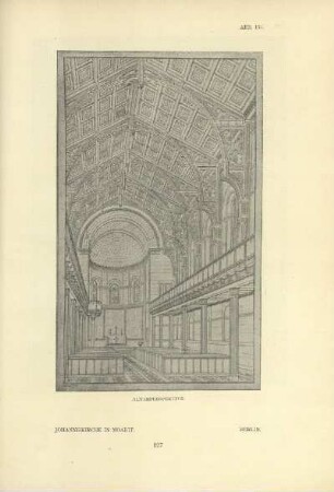 Johanniskirche in Moabit. Altarperspektive. Berlin