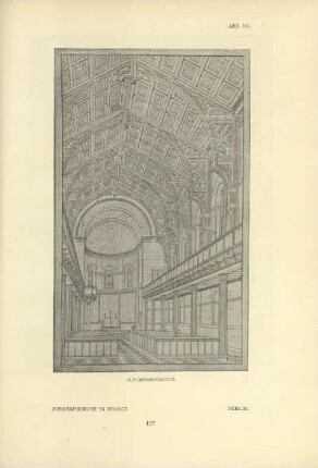Johanniskirche in Moabit. Altarperspektive. Berlin
