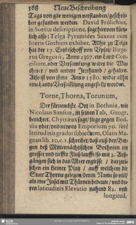 Torne, Thorna, Torunum