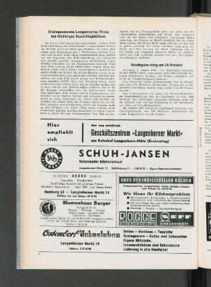 Alteingesessene Langenhorner Firma hat 50 jähriges Geschäftsjubiläum