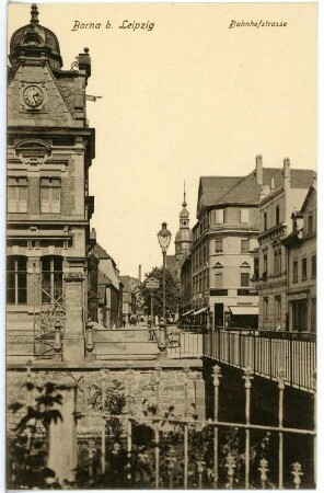 Borna. Bahnhofstraße