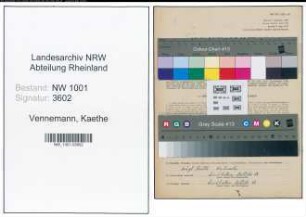 Entnazifizierung Kaethe Vennemann, geb. 09.05.1893 ()