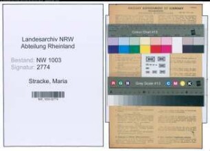 Entnazifizierung Maria Stracke , geb. 02.09.1900 ()