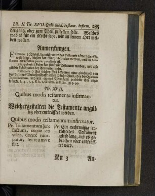 Tit. XVII. Quibus modis testamenta infirmantur.