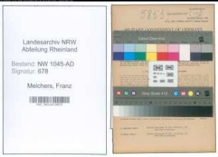 Entnazifizierung Franz Melchers , geb. 18.12.1888 (Arbeiter)