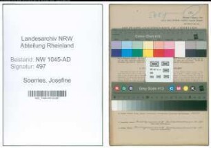 Entnazifizierung Josefine Soerries , geb. 12.03.1890 (Arbeiterin)
