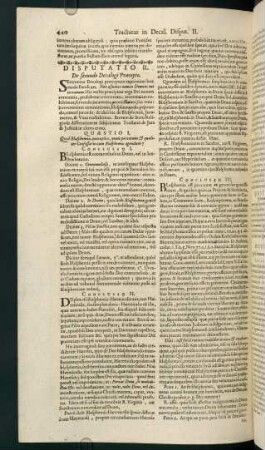 440-476, Disputatio II. - Disputatio III.
