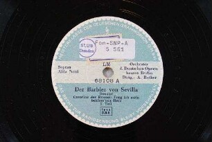 Der Barbier von Sevilla : Cavatine der Rosoni: Frag' ich mein beklom'nes Herz; 1. Teil / Rossini
