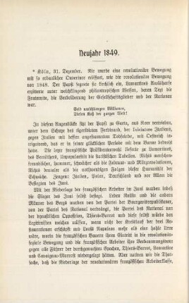 Neujahr 1849.