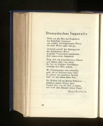 Dionysischer Imperativ