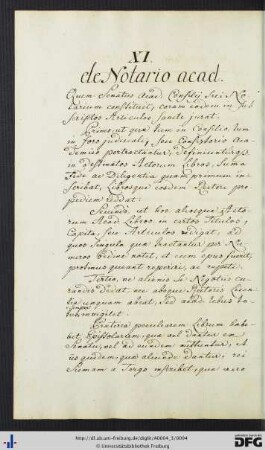 [fol. 46] De notario academico