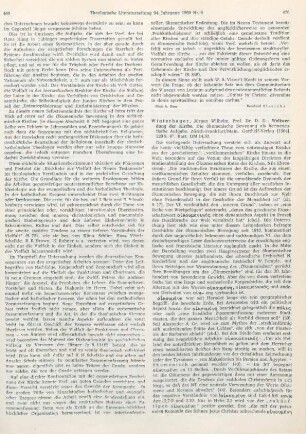 470-472 [Rezension] Winterhager, Jürgen Wilhelm, Weltwerdung der Kirche