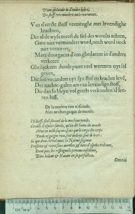 [Omnia mutantur, Nihil interit.]