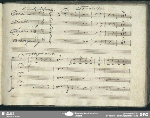 Finale (cor, tr, timp, tamb)