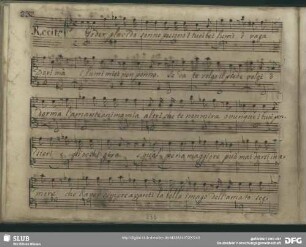 Recitativo: Goder placido sonno