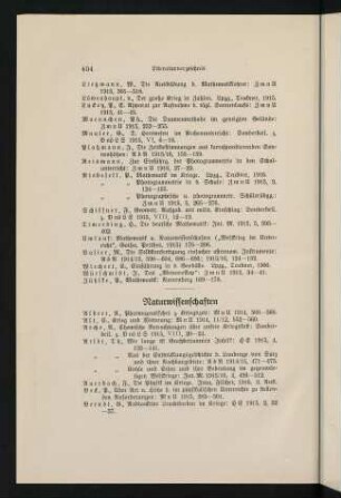404-416, Naturwissenschaften. - Ausländische Stimmen