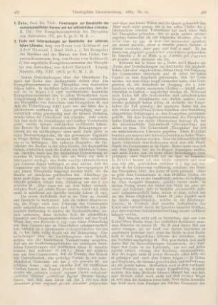 487-489 [Rezension] Zahn, Theodor, Forschungen zur Geschichte des neutestamentlichen Kanons und der altkirchlichen Literatur. II. Theil