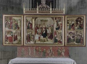 Sippenaltar — Altar im geöffneten Zustand