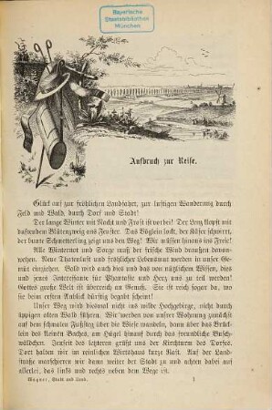Entdeckungsreisen in Stadt und Land : Streifzüge in Mitteldeutschland. Mit 81 Abb., Titelbild in Farbendr.
