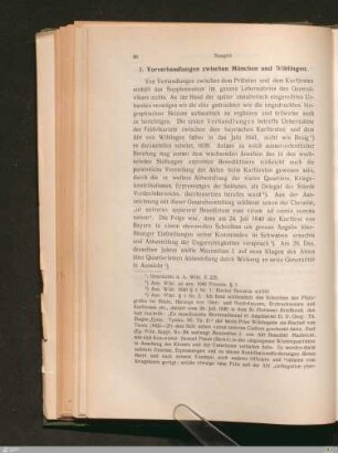 1. Vorverhandlungen zwischen München und Wiblingen