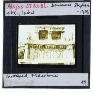 Budapest, Fischerbastei,Budapest, Kisfaludi-Stróbl, Denkmal König Stephan des Heiligen