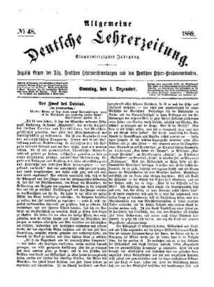 Der Zweck des Daseins : (Zur Preisbewerbung) ; (Fortsetzung folgt)