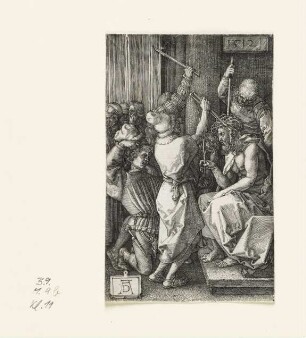 Dornenkrönung, Blatt 7 der Folge "Kupferstich-Passion"