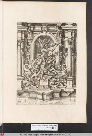 [Springbrunnen mit Meeresgott. Band II.]