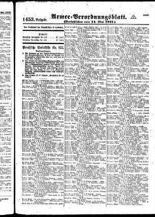 1453.Ausgabe. Montag, 14. Mai 1917