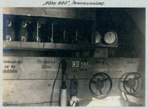 Foto der Innenansicht der Schaltstelle "Höhe 830"