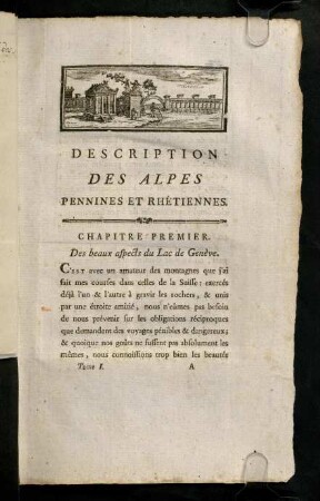 1-244, Description Des Alpes