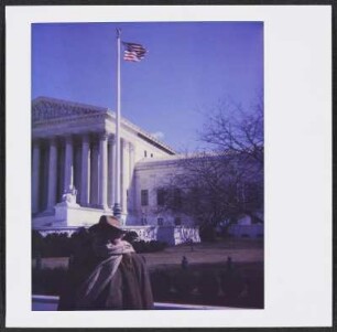 Wolfram Siebeck vor dem Kapitol in Washington D.C.