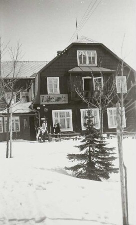 Isergebirge (Jizerské hory). Rößlerbaude. Eingangsseite