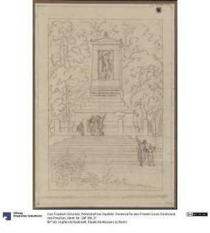 Wöhlsdorf bei Saalfeld. Denkmal für den Prinzen Louis Ferdinand von Preußen