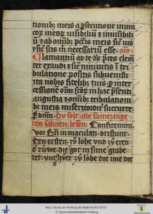 [165v - 171v] Gebetsanweisungen und Gebete.