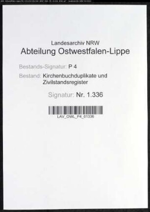 Kirchenbuchduplikat der katholischen Gemeinde Iserlohn (GHT 1873-1874). (Gemeinde: Iserlohn, katholische Gemeinde)