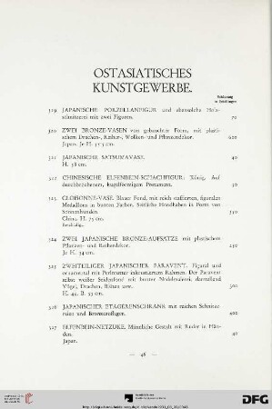 Ostasiatisches Kunstgewerbe (Nr. 319-348)