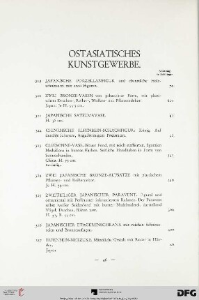 Ostasiatisches Kunstgewerbe (Nr. 319-348)