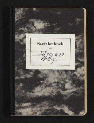 Jürgen Hey - Bundesrepublik Deutschland 4. Seefahrtsbuch Nr. 506-58