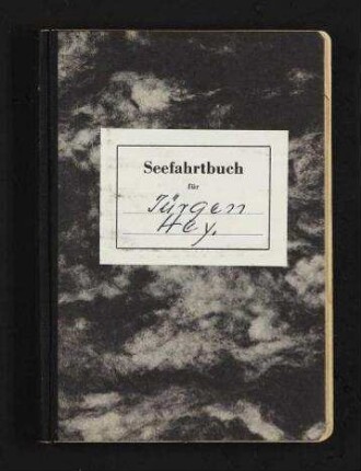 Jürgen Hey - Bundesrepublik Deutschland 4. Seefahrtsbuch Nr. 506-58