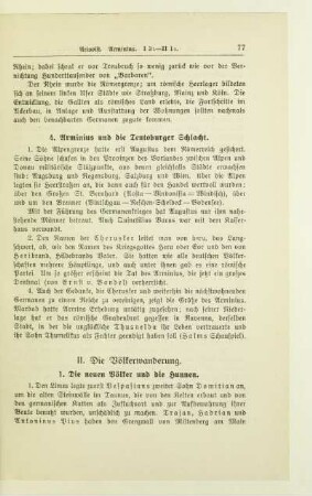 II. Die Völkerwanderung